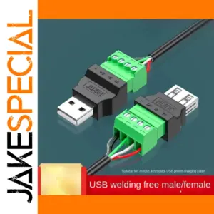USB Type A Connectors Set for DIY Projects