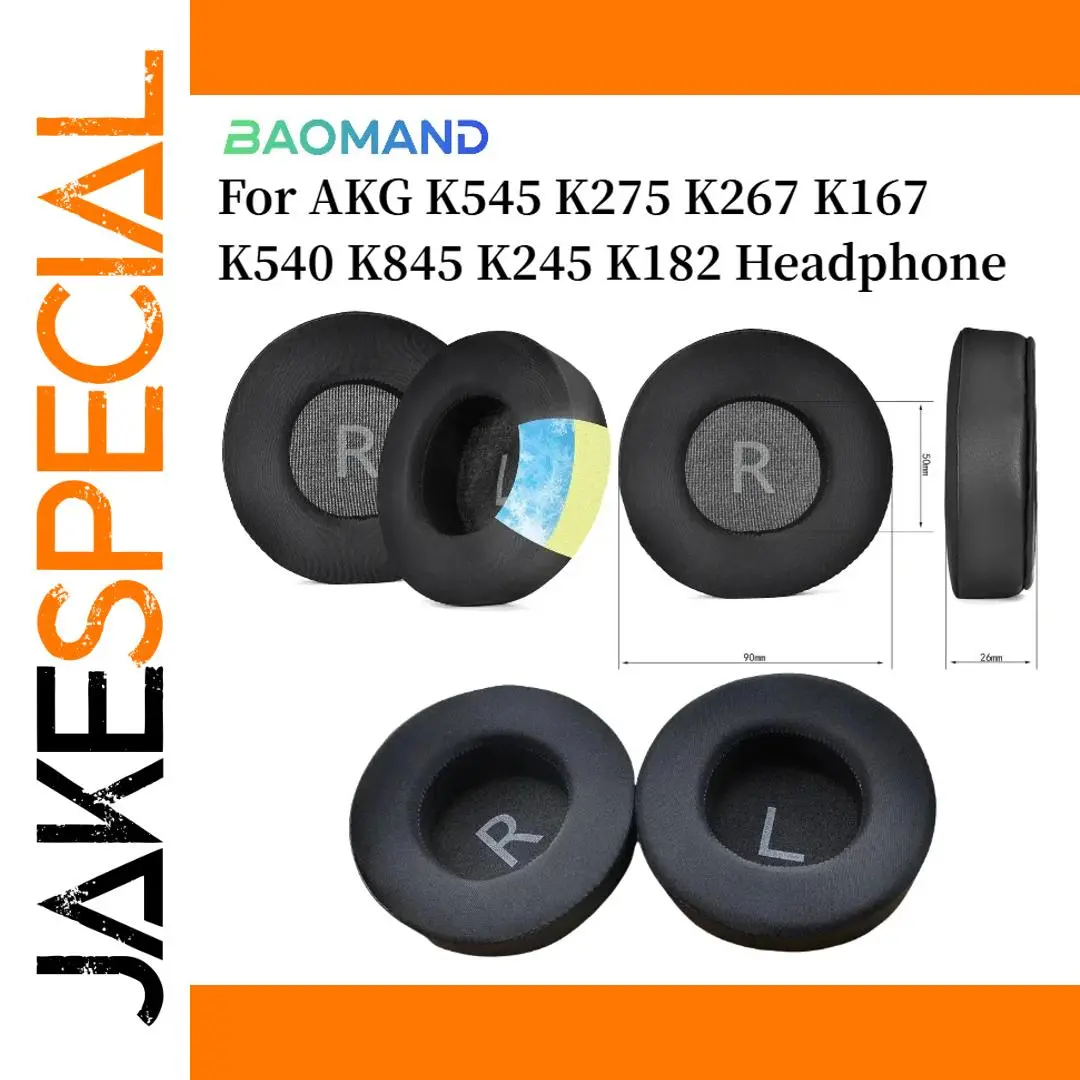 AKG Headphone Replacement Ear Pads for K545/K275 1 AKG Headphone Replacement Ear Pads for K545/K275
