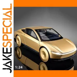 Gold Futuristic Robot Taxi Model 1:24 Scale
