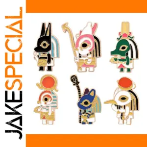 Egyptian Mythology Badge Set for Clothing