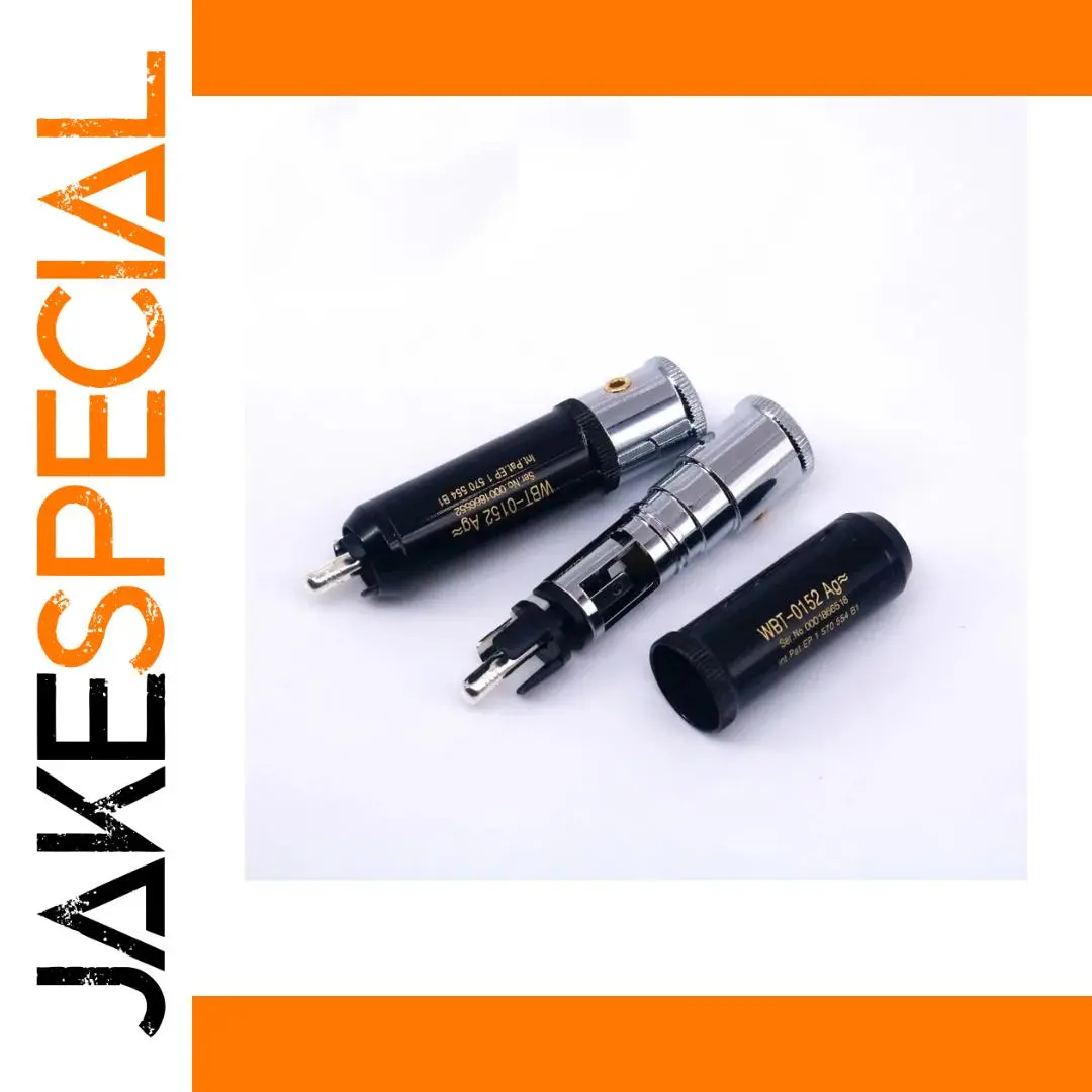 German-Made Silver RCA Connector Model-0152AG 1 German-Made Silver RCA Connector Model-0152AG