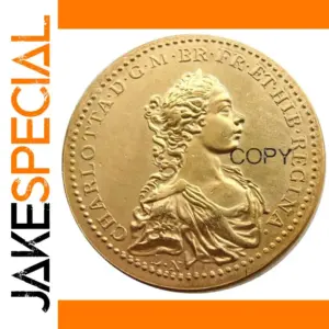 Vintage Queen Charlotte Replica Medallion