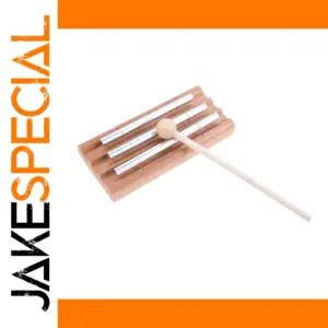 Elegant Handcrafted Wooden Three-Tone Chime