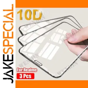 Full-Cover Tempered Glass Protectors for Realme Devices
