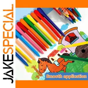 Vibrant Double-Ended Plastic Crayons Set