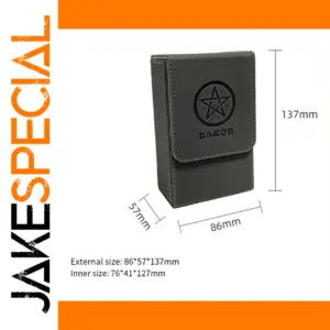 Black and Red Tarot Card Storage Box