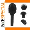 Discreet Black Hair Comb with Hidden Storage