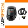 Black Auto-Darkening Welding Helmet with LCD Screen