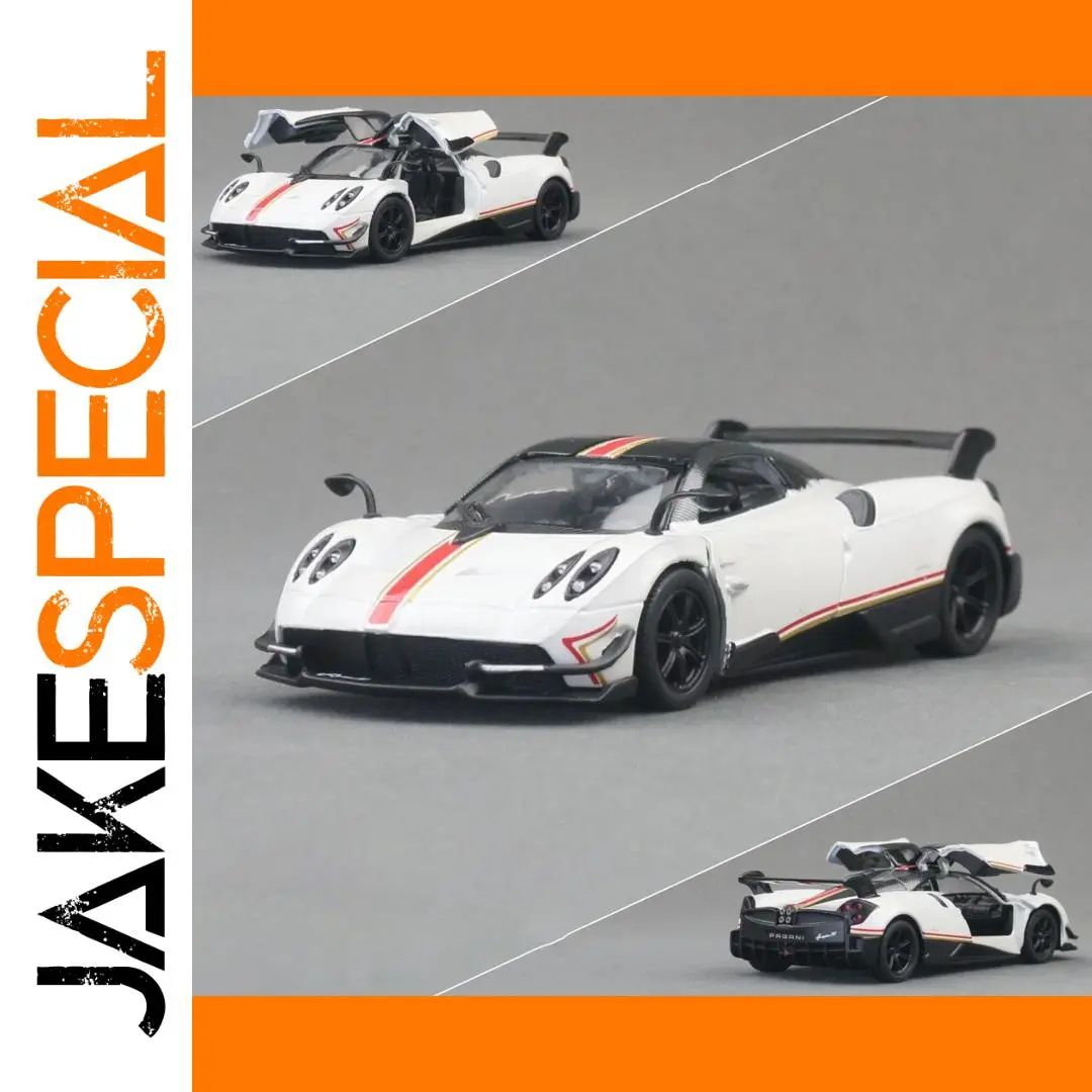 Pagani Huayra BC 1:38 Diecast Model in White 1 Pagani Huayra BC 1:38 Diecast Model in White