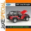 Red Diecast Jeep Wrangler 2007 Model 1:24 Scale