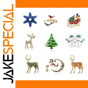 Festive Christmas Brooch Collection