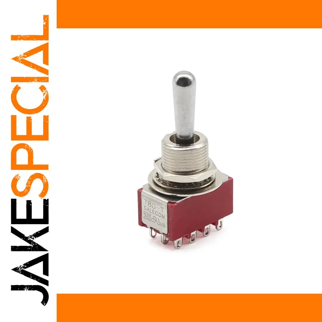 12-Pin 3-Position ON/ON/ON Guitar Toggle Switch 1 12-Pin 3-Position ON/ON/ON Guitar Toggle Switch