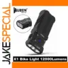 X1 Rechargeable 12,000 Lumen Bike Light