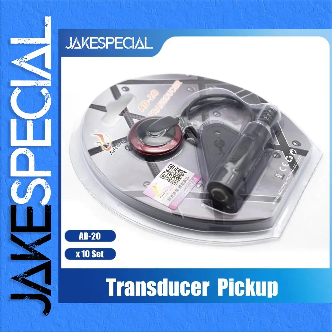 Set of 10 Contact Microphones for Acoustic Instruments 1 Set of 10 Contact Microphones for Acoustic Instruments