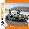 Green Lamborghini Aventador SVJ 1:24 Alloy Model