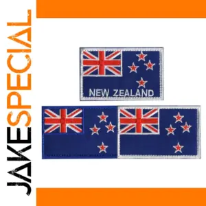 New Zealand Flag Embroidered Patch for Gear