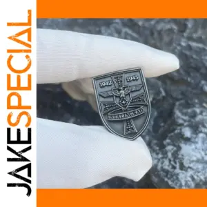 Vintage Metal Badge with Eagle and Stalingrad