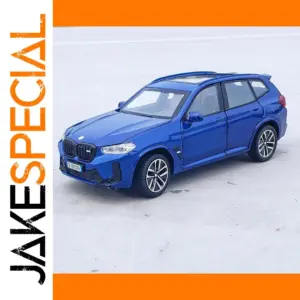 1:32 Blue Diecast SUV Model with Lights