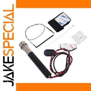 Black Piezo Endpin Jack Kit with 3-Band EQ