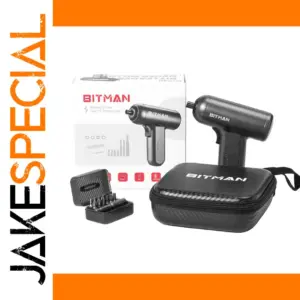 Black 16-Piece Smart Electric Screwdriver Set