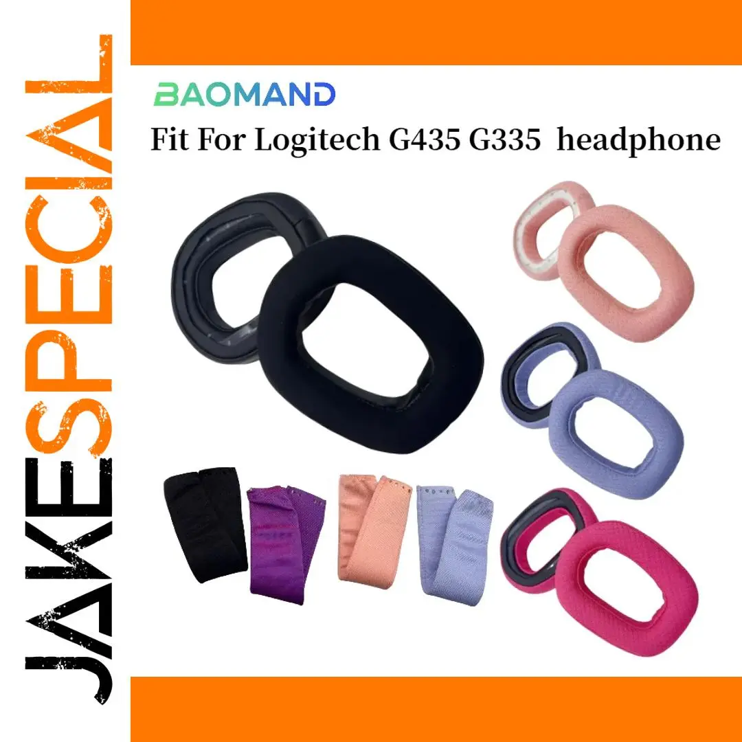 Logitech G435 & G335 Replacement Ear Pads & Headband 1 Logitech G435 & G335 Replacement Ear Pads & Headband