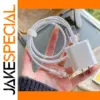 Transparent Apple Charger Protectors Set for 18W/20W