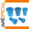 Vibrant Blue PVC Aquarium Drain Connectors Set