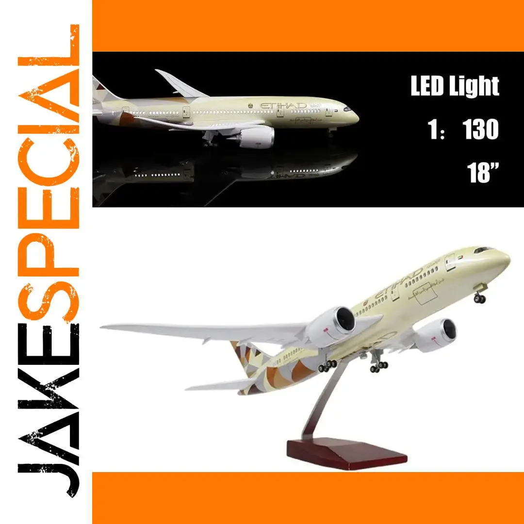 Boeing 787 Resin Model with LED Lighting 1 Boeing 787 Resin Model with LED Lighting