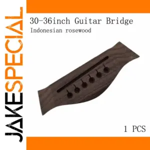 Rosewood Travel Guitar Bridge for 30-36 inch Guitars
