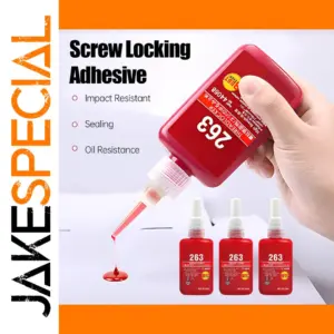 Red Metal Threadlocker 50ml for Secure Bonds