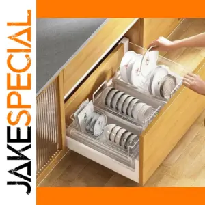White Stainless Steel Dish Rack for Kitchen