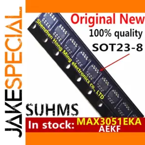 Set of 10 MAX3051EKA+T Voltage Regulators in SOT23-8