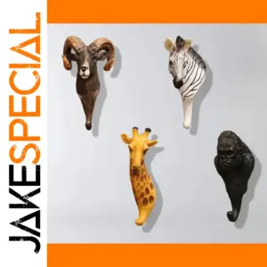 Animal Resin Wall Hook Set
