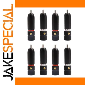 Premium 4-Pack RCA Plug Connectors Set for Audio