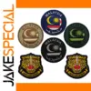 Malaysian Flag Embroidered Patch with Hook & Loop