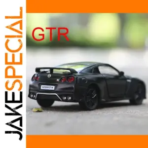 Black 1:36 GTR Alloy Diecast Model Car