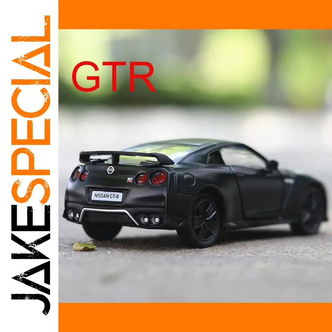 Black 1:36 GTR Alloy Diecast Model Car 1 Black 1:36 GTR Alloy Diecast Model Car