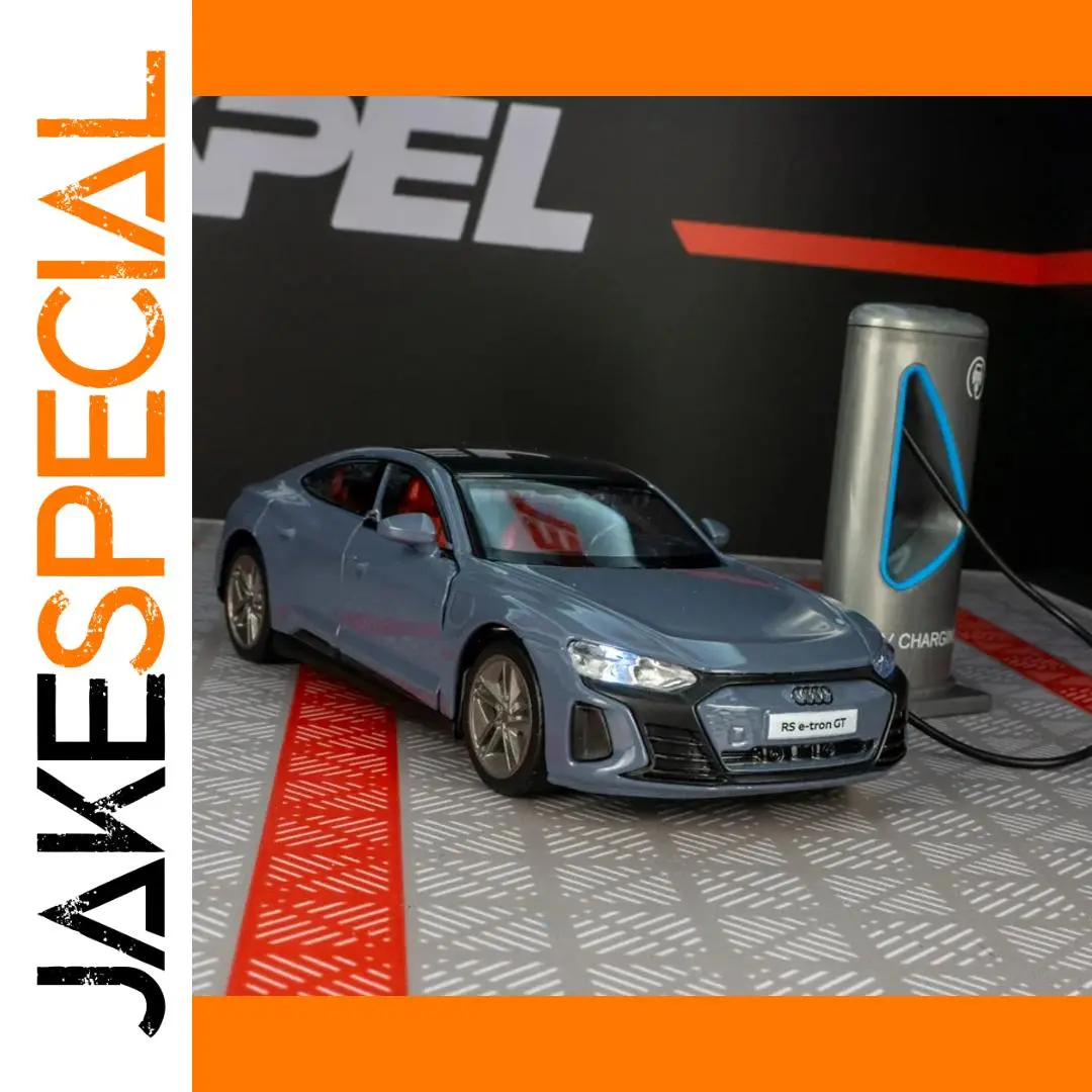 Audi RS e-tron GT 1:36 Diecast Model in Grey 1 Audi RS e-tron GT 1:36 Diecast Model in Grey