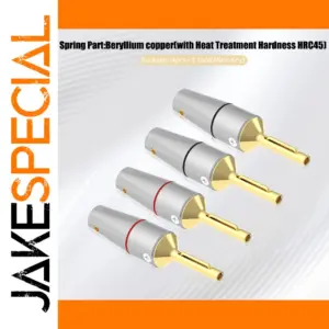 High-Performance Banana Connectors for Speakers