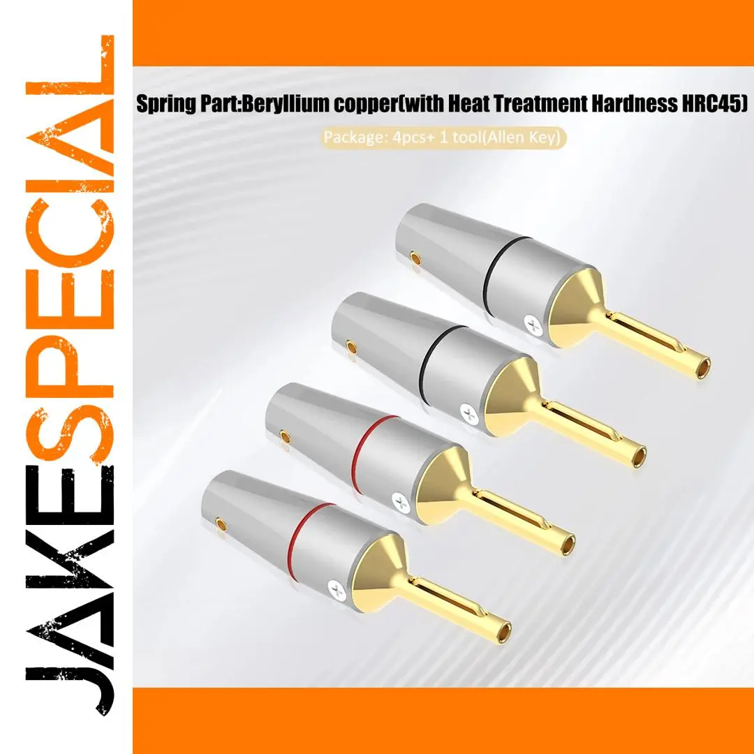 High-Performance Banana Connectors for Speakers 1 High-Performance Banana Connectors for Speakers