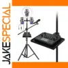 Microphone Stand Sound Card Tray in Black or White