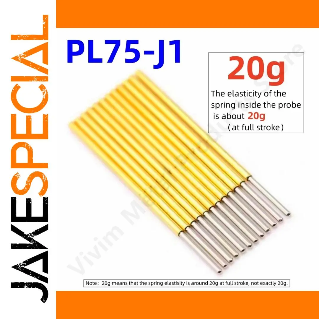 Precision Spring Test Probe Model PL75-J1 1 Precision Spring Test Probe Model PL75-J1