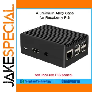 Aluminum Raspberry Pi 3 Case with Passive Cooling