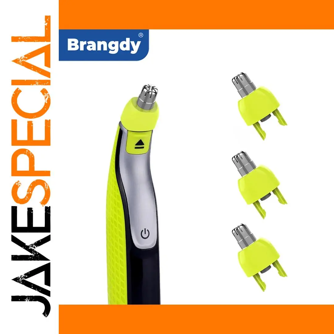 Vibrant Yellow & Silver Nose Hair Trimmer 1 Vibrant Yellow & Silver Nose Hair Trimmer