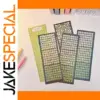 Holographic Laser Bling Letter Stickers Set