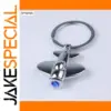 Aircraft Keychain K1732 in Silver or Gold