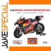 2023 Red Bull KTM Motorcycle Model 1:18 Scale