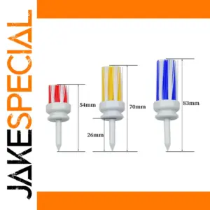 Unbreakable Plastic Golf Tees Set(Color-coded)