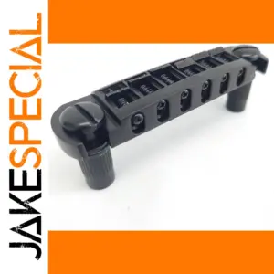 Black Pigtail Wraparound Guitar Bridge for LP & SG