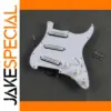 Alnico 5 Loaded Strat Pickguard with White Pearl